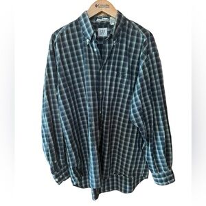 Vintage Gap 100% Cotton Poplin Button‎ Down Oxford